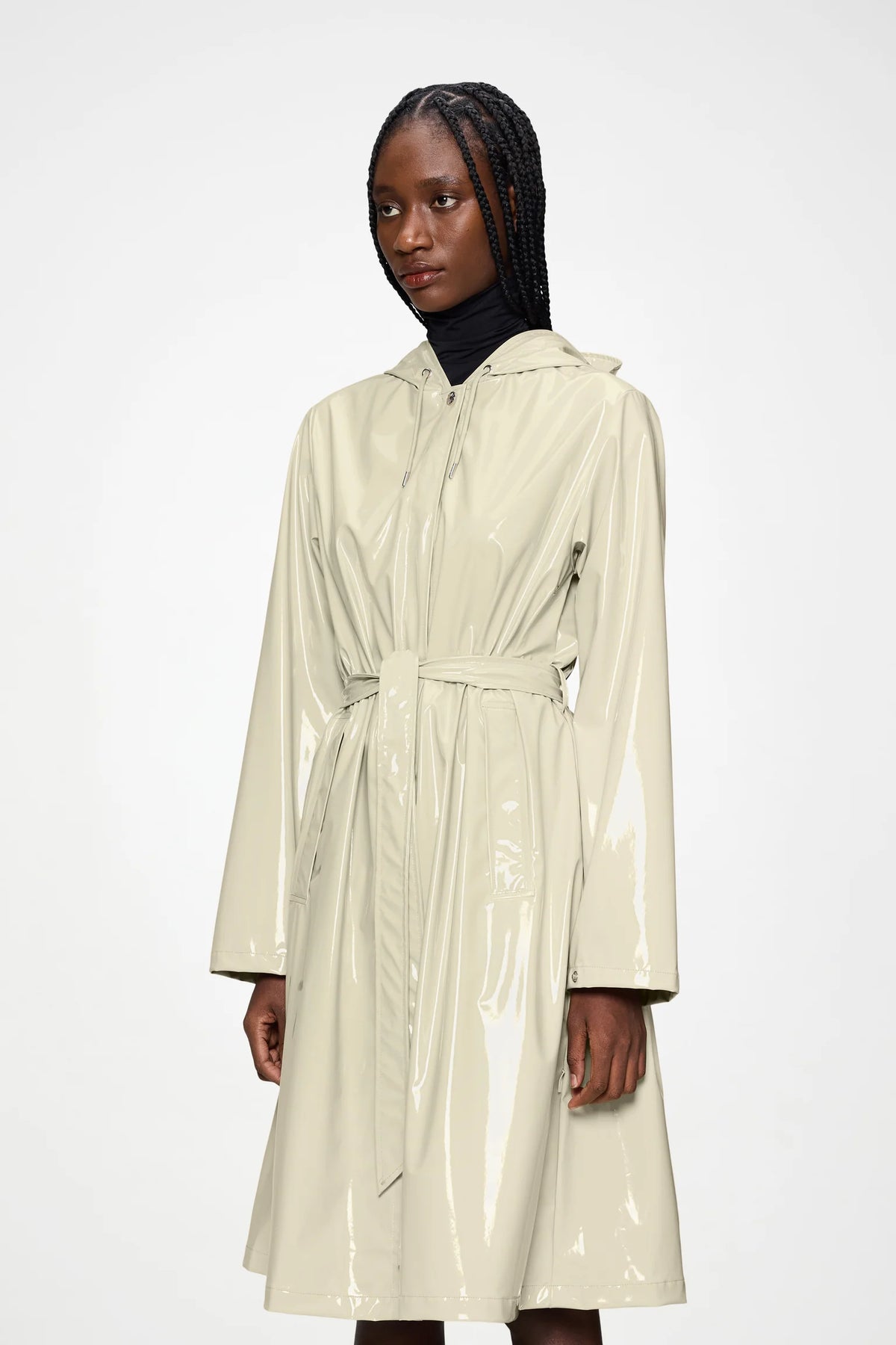 RAINS A-Line Longer W Jacket W3 - Shore