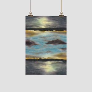 ALI DAVIES TEA TOWEL - COOK STRAIGHT/TE MOANA-O-RUAKAWA