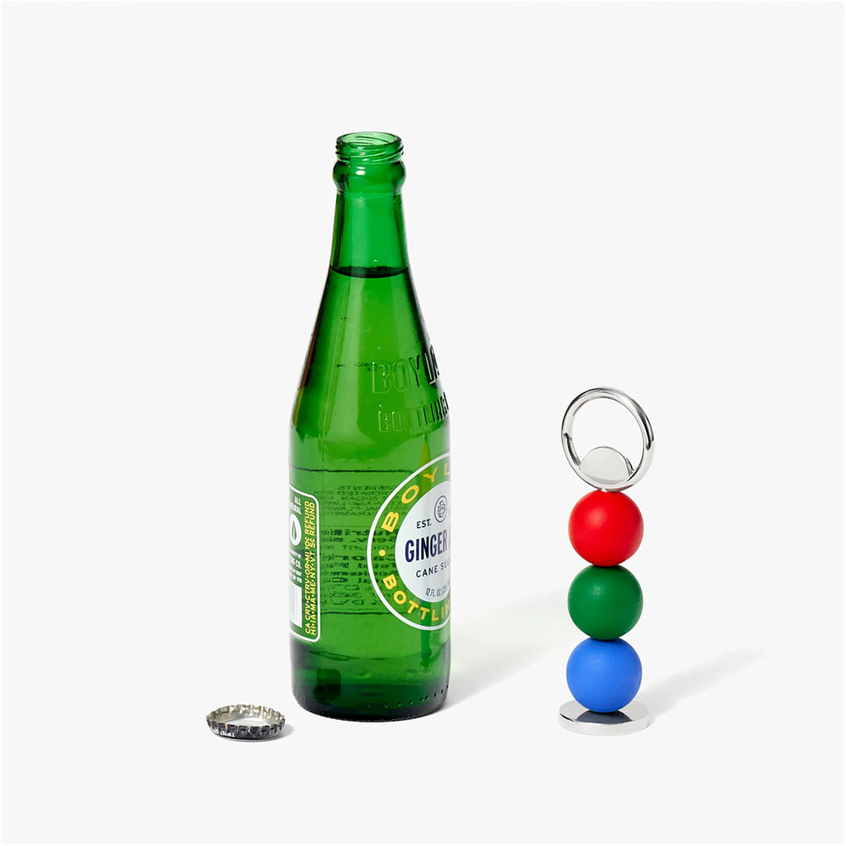 Areaware Abaco Bottle Opener Red Green Blue
