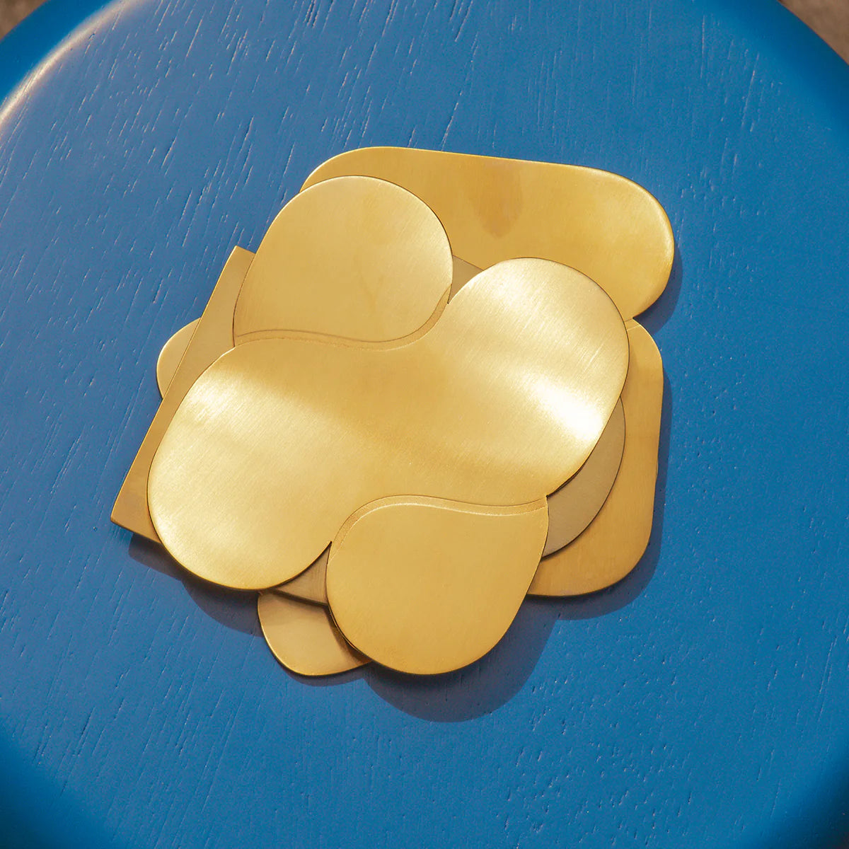 Areaware Together Coasters brass