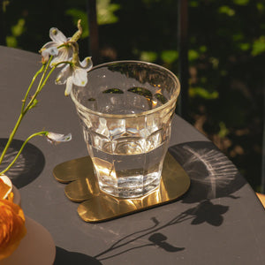 Areaware Together Coasters brass