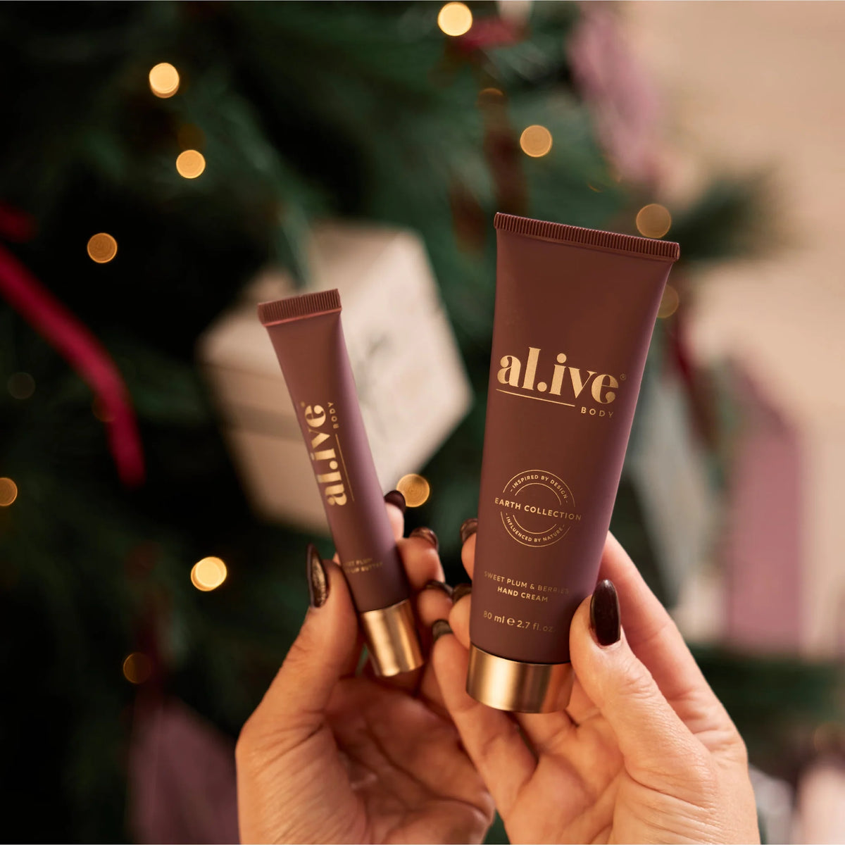 al.ive Body Hand & Lip Gift Set - Sweet Plum & Berries