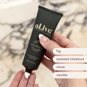 al.ive body Hand Cream Cracker - Fig & Toasted Chestnut