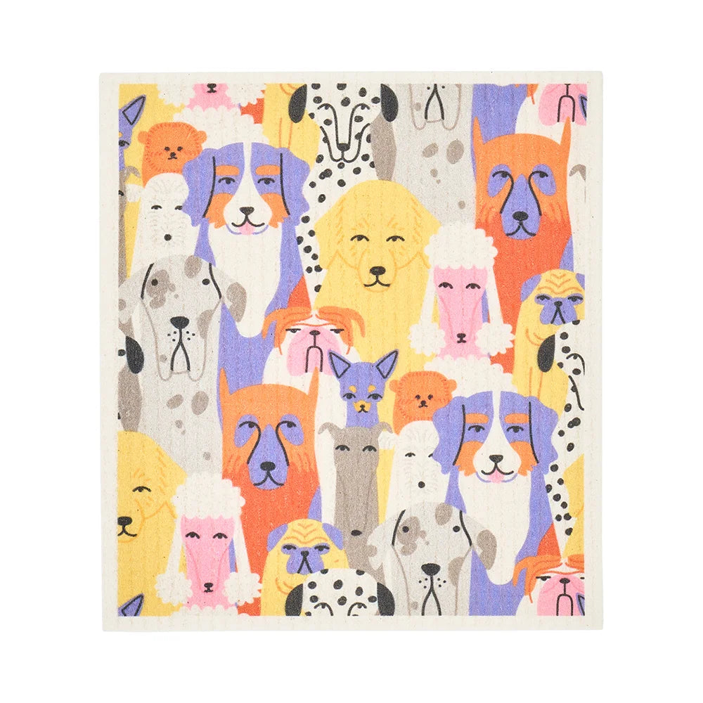 Annabel Trends Swedish Style Dish Cloths S/2 - Multi Dog