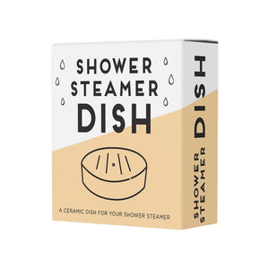 Shower Steamer Dish - White