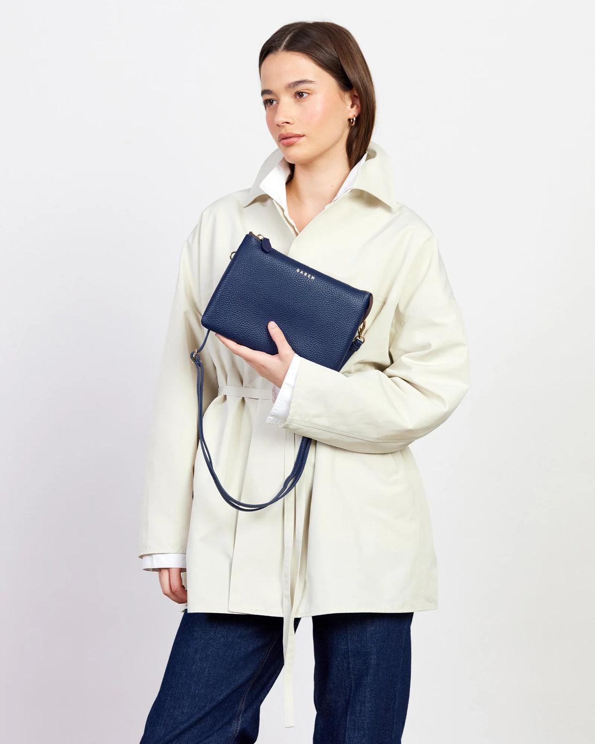 SABEN leather Tilly's Big Sis Crossbody - Ink Bag Navy