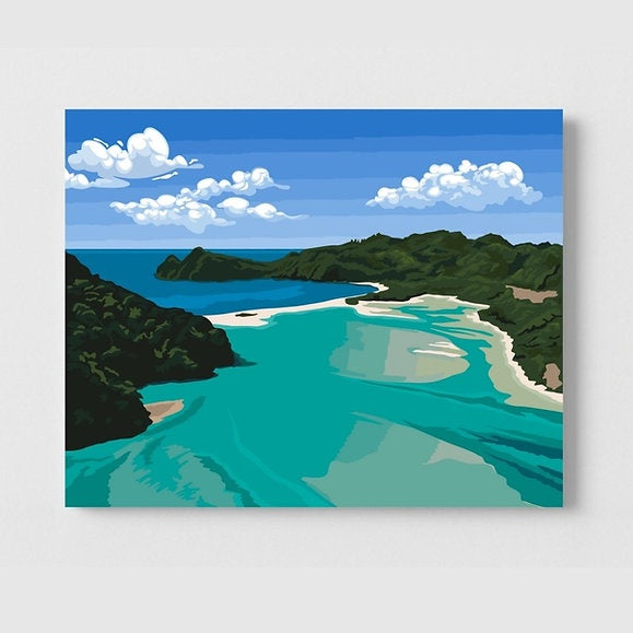 Paint By Number Kit - Abel Tasman