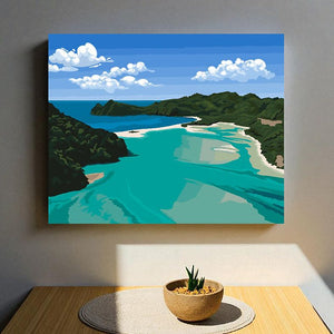 Paint By Number Kit - Abel Tasman