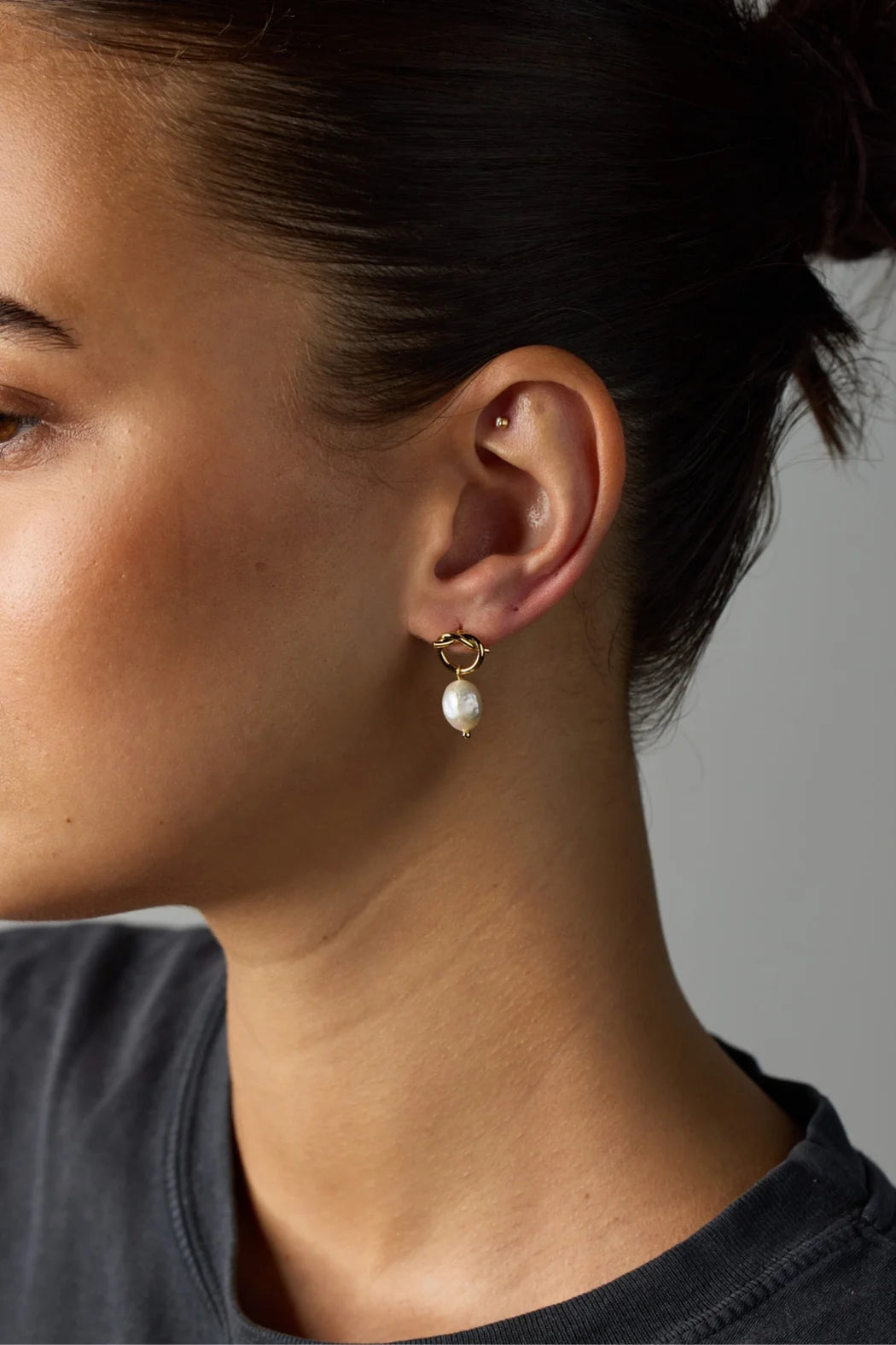 ZAFINO Alice Pearl Earrings - Gold 5396