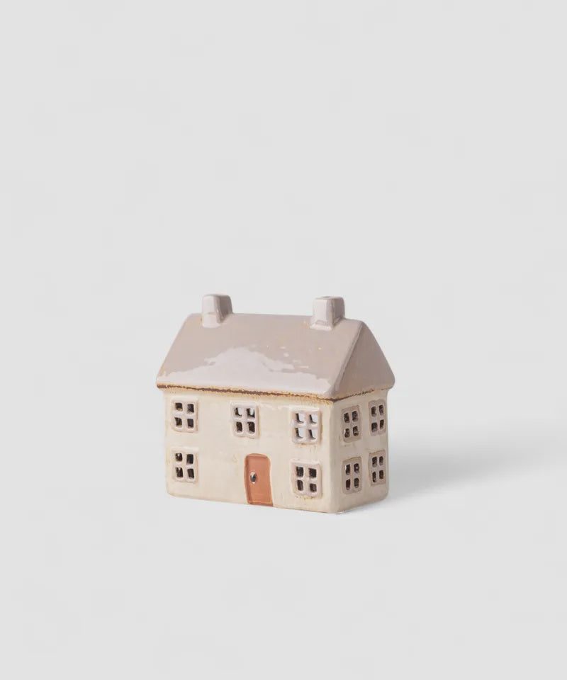 Tealight House - Alsace Cottage Tea Light Light Grey