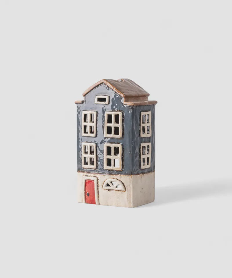 French Country Collection Tealight House - Alsace Tea Light House Nordic Navy
