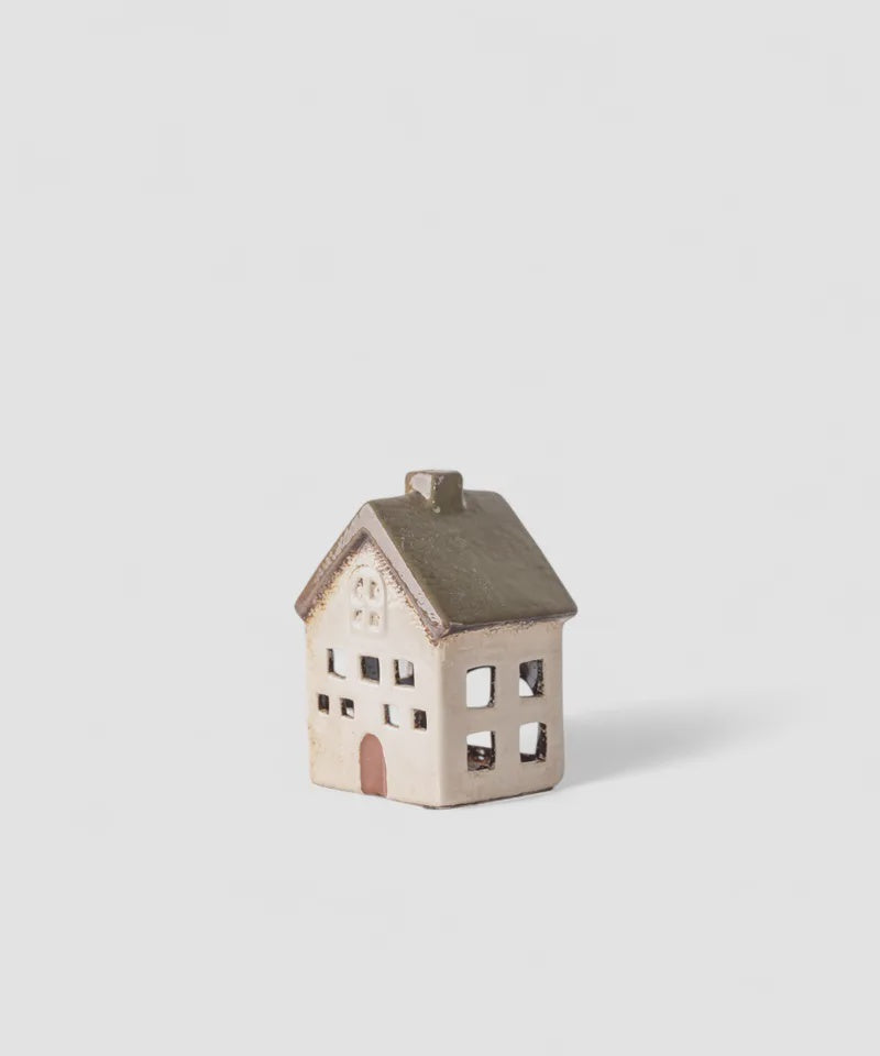 Tealight House - Alsace Tealight Villa Olive Green