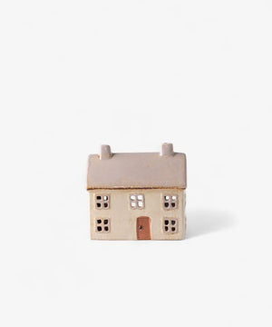 Tealight House - Alsace Cottage Tea Light Light Grey