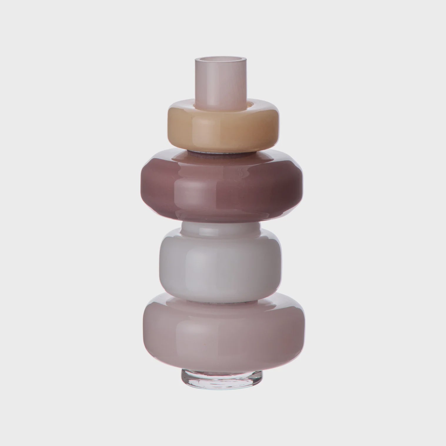 Amalfi Tutti Glass Vase Tonal Pinks