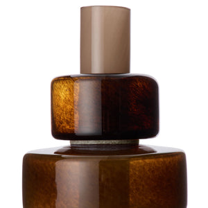 Amalfi Tutti Glass Vase Tonal Earth