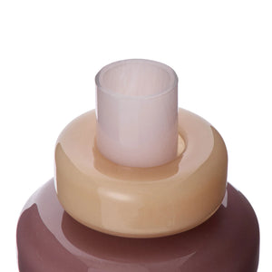 Amalfi Tutti Glass Vase Tonal Pinks