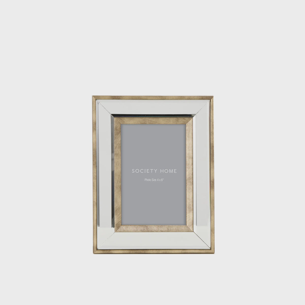 Amelia Mirror Photo Frame Gold 4x6"