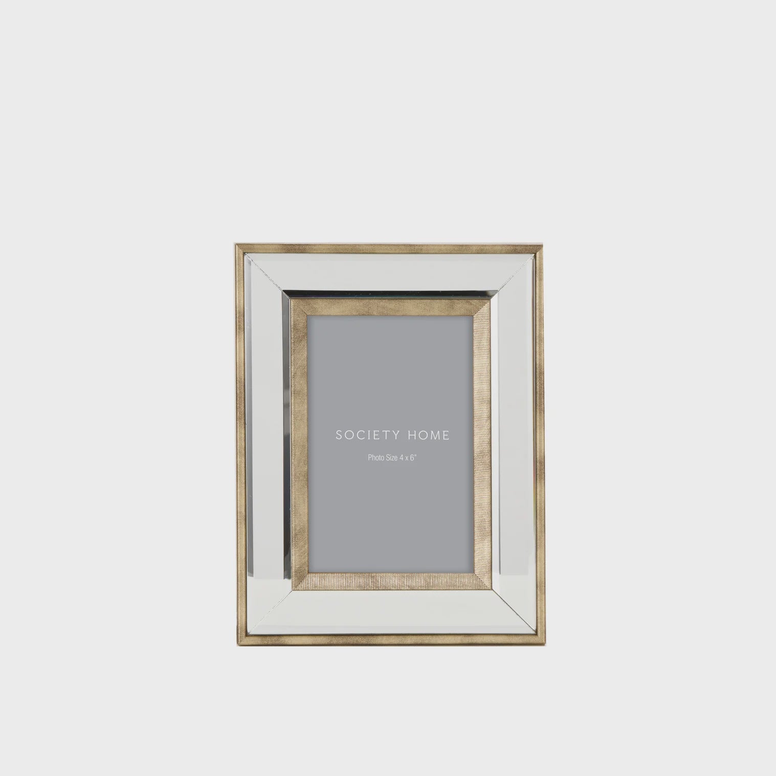Amelia Mirror Photo Frame Gold 4x6"