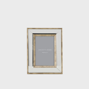 Amelia Mirror Photo Frame Gold 4x6"