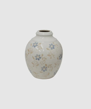 French Country Collections Anais Ceramic Oval Bud Vase
