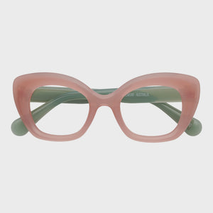 Captivated Eyewear Anti-Blue Reading Glasses - Stella - Pink/Green