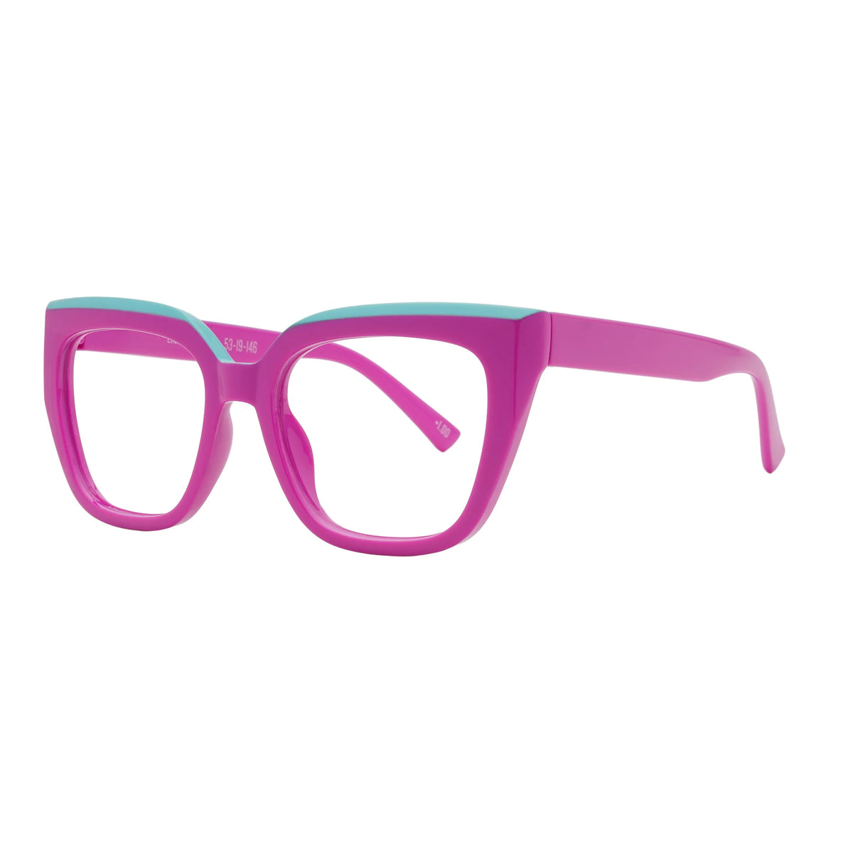 Captivated Eyewear Australia Anti-Blue Reading Glasses - Eliza Pink/Mint
