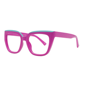 Captivated Eyewear Australia Anti-Blue Reading Glasses - Eliza Pink/Mint
