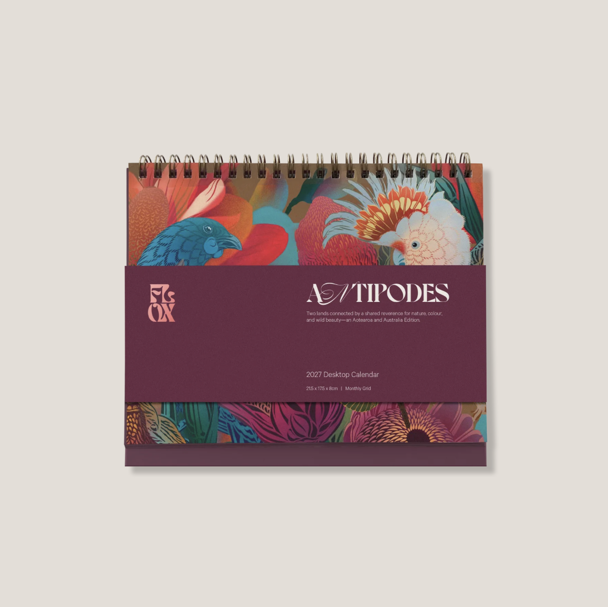 FLOX NZ Antipodes 2027 Desktop Calendar