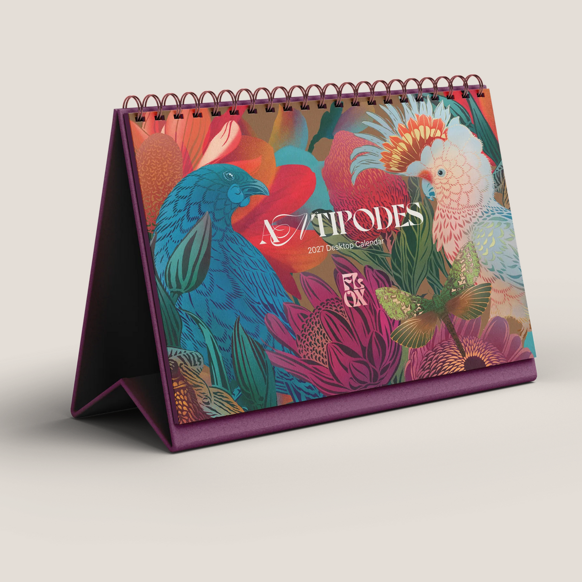 FLOX NZ Antipodes 2027 Desktop Calendar