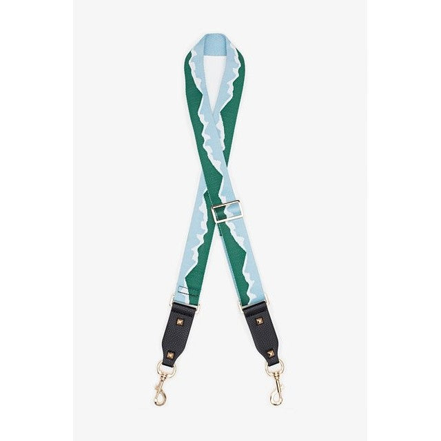 Antler Bag Strap - Wave Green & Sky