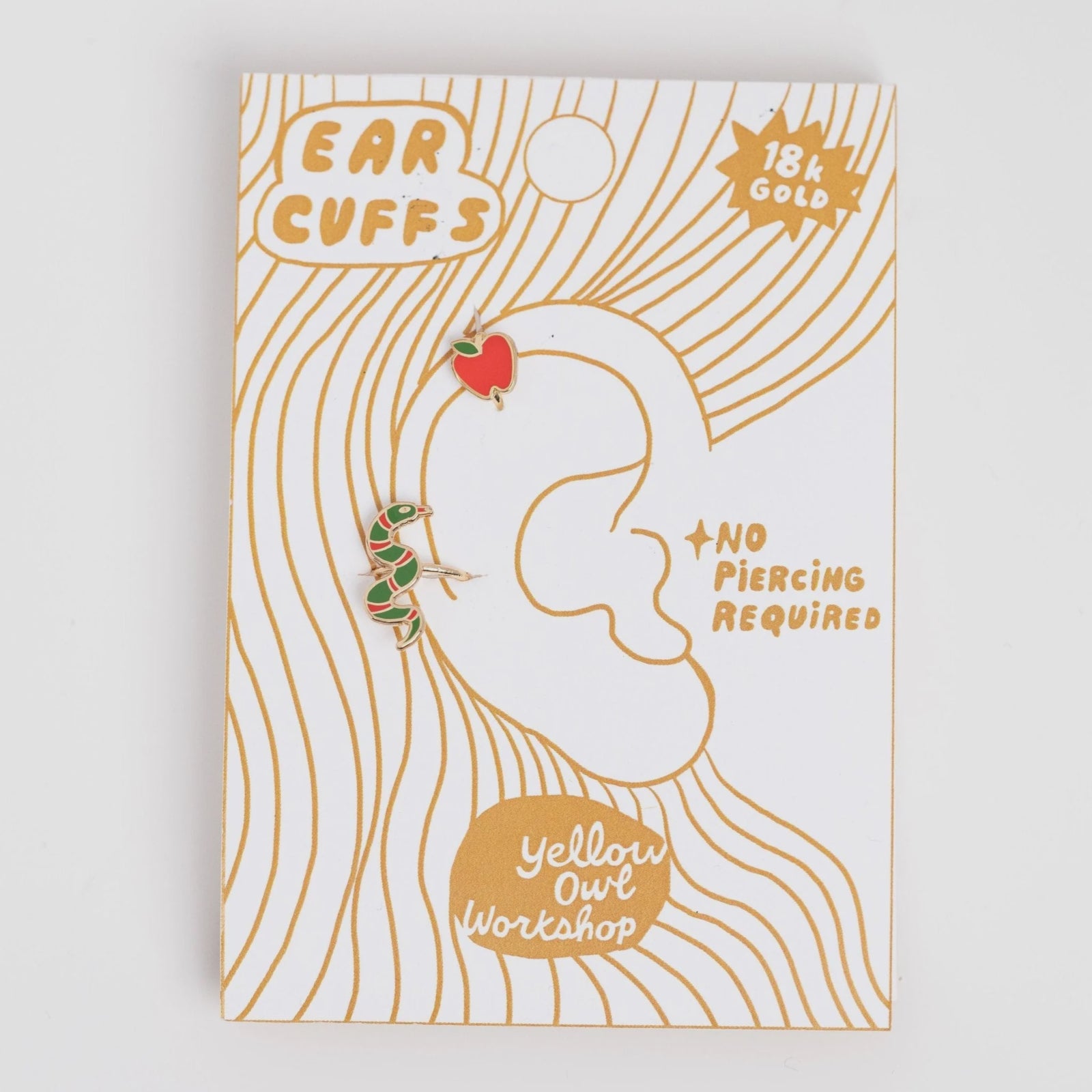 Yellow Owl Workshop Apple & Snake Ear Cuffs