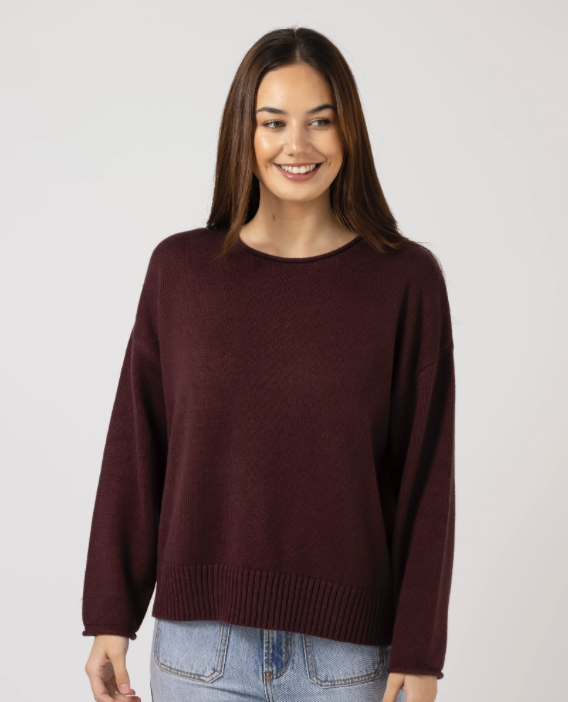 Stella + Gemma Axel Jumper Syrah