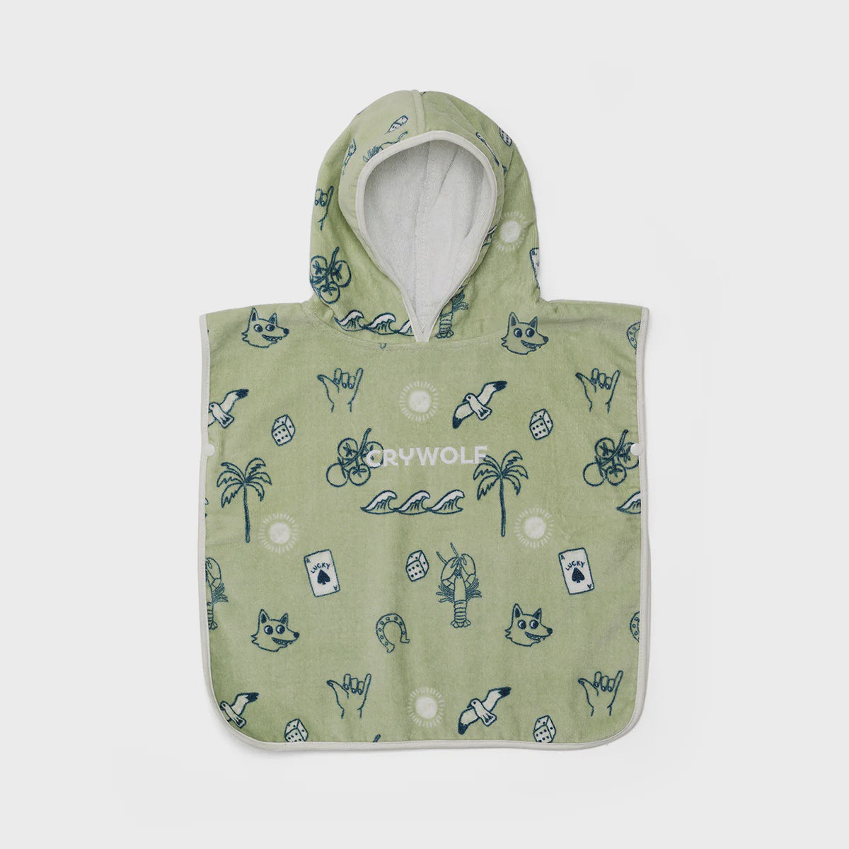 CRYWOLF BABY HOODED TOWEL Lucky Days SS25/26
