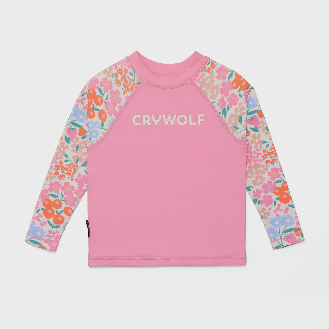 CRYWOLF BABY RASH Vest - Berry Garden