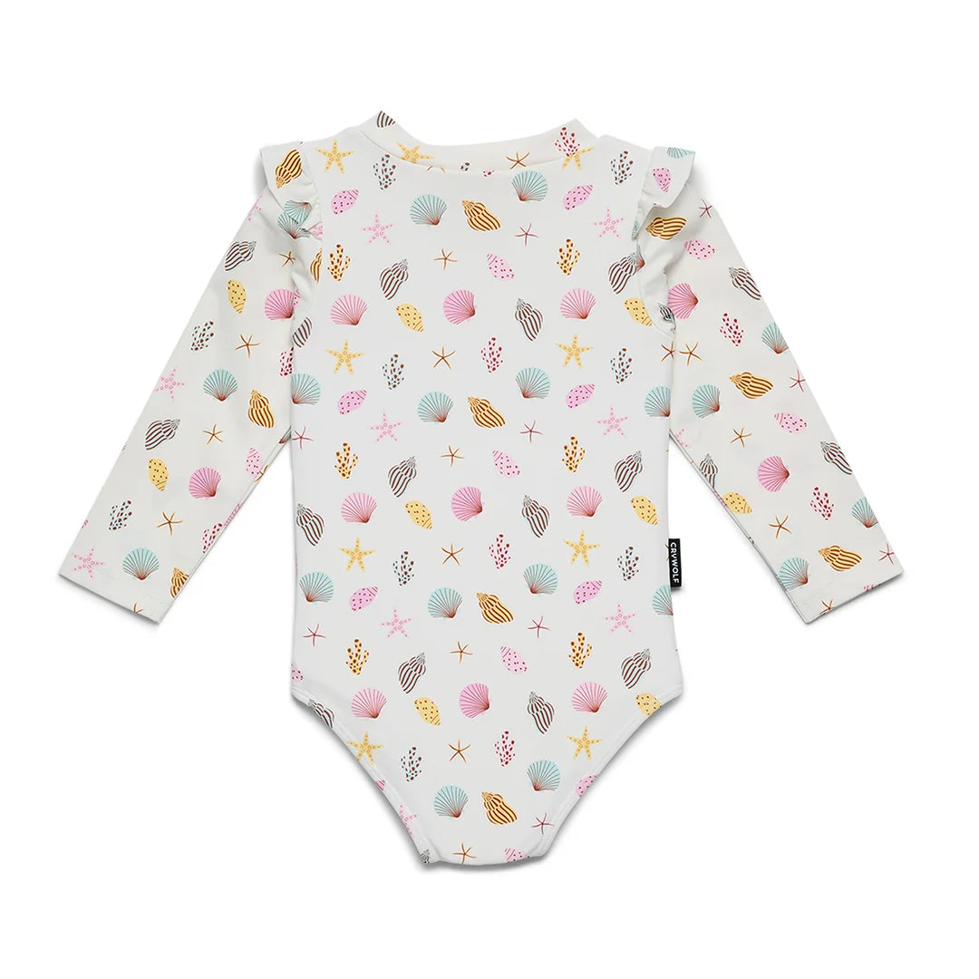 Crywolf Child BABY LONG SLEEVE SWIMSUIT Little Shell