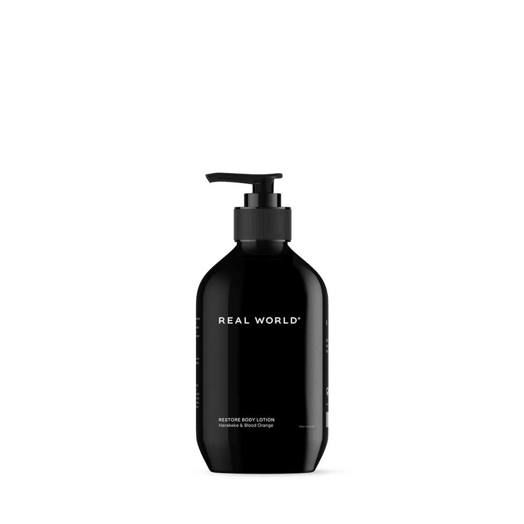 Real World Restore Body Lotion - Harakeke & Blood Orange