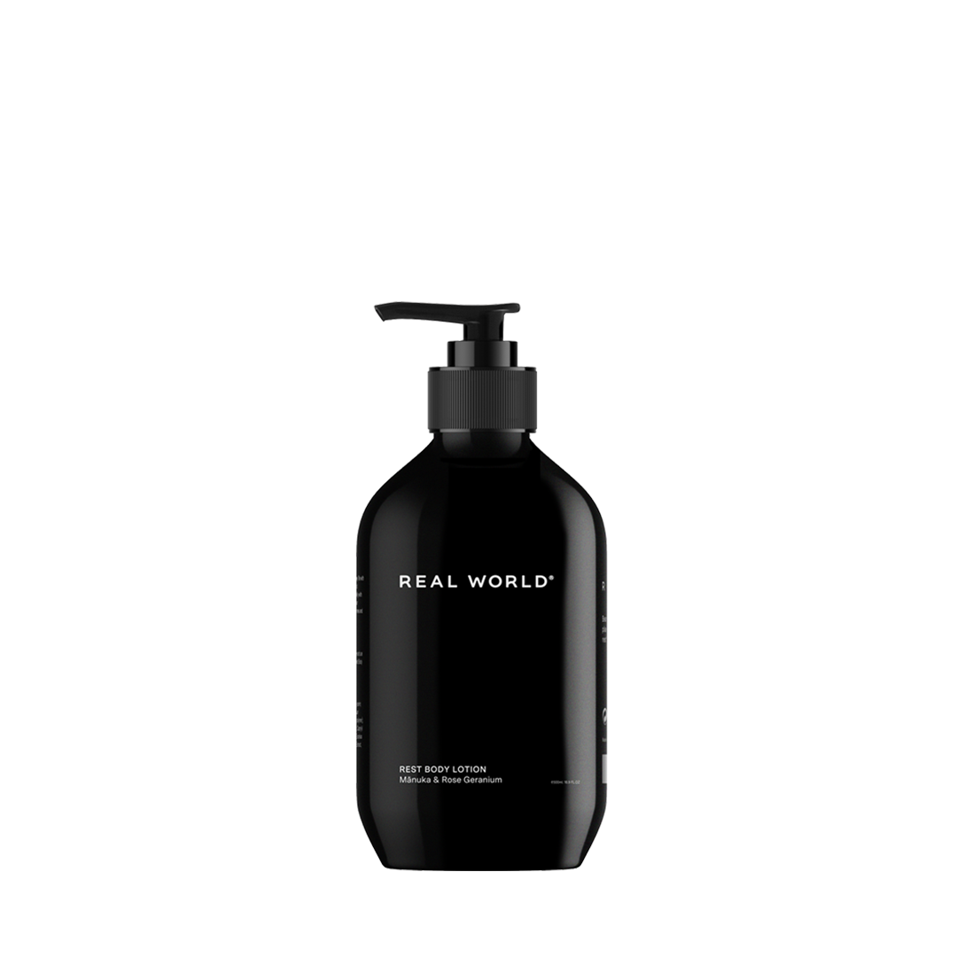 Real World Rest Body Lotion - Manuka & Rose Geranium