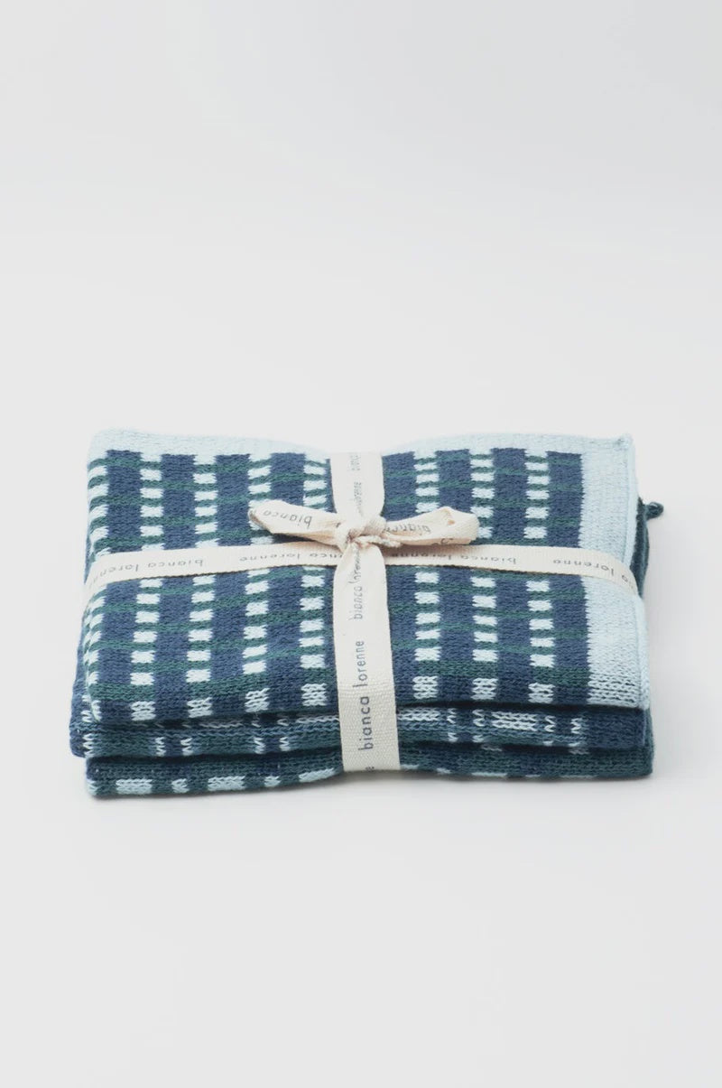 BIANCA LORENNE Washcloths - Basento Denim