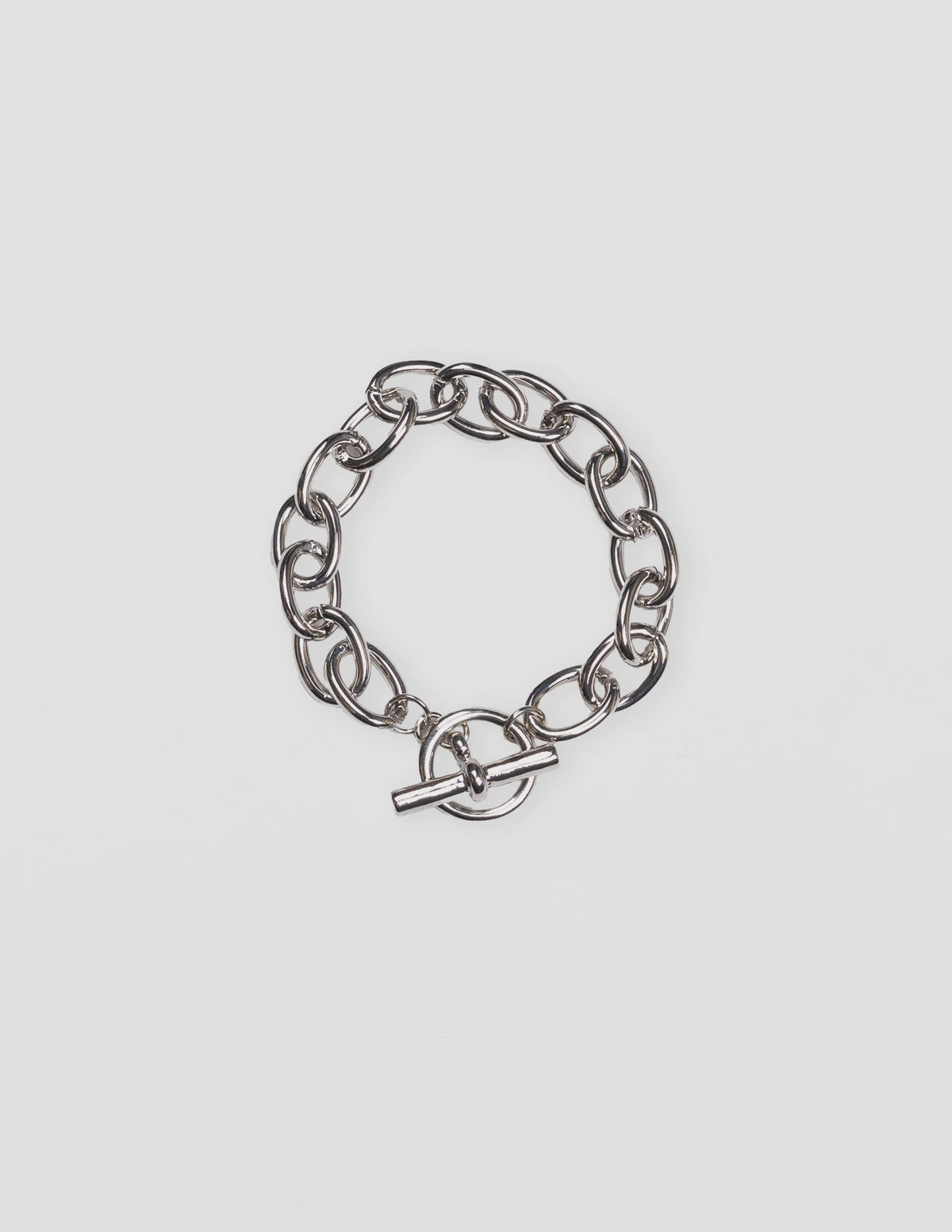 Bracelet Silver Chunky Fob Stella Gemma