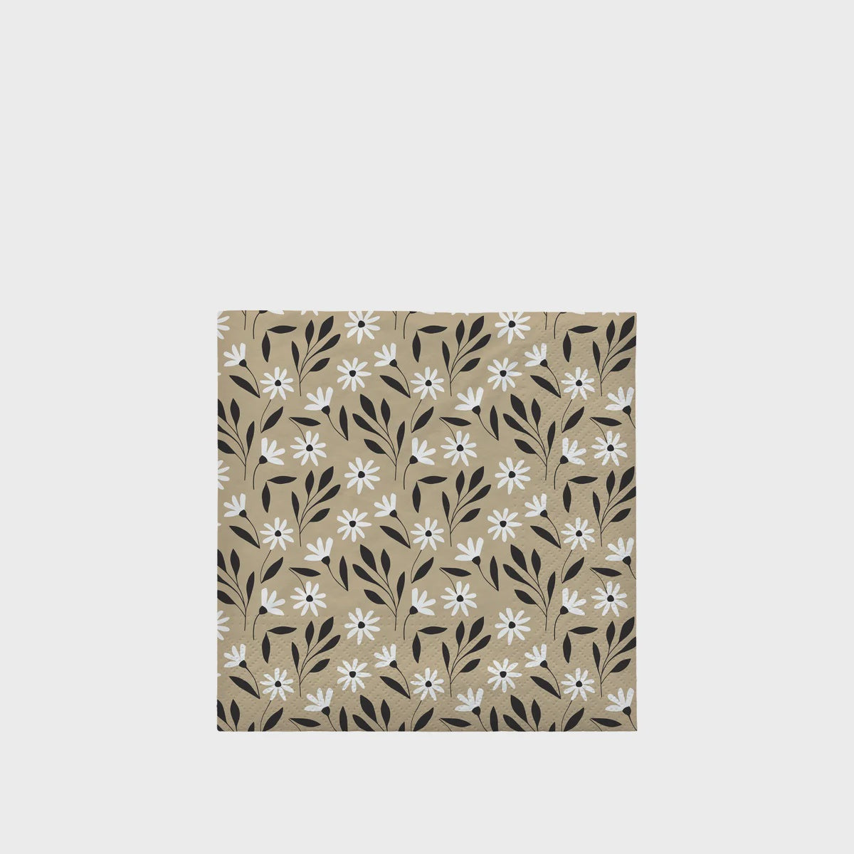 BROSTE Paper Napkin Meadow - Beige/Black