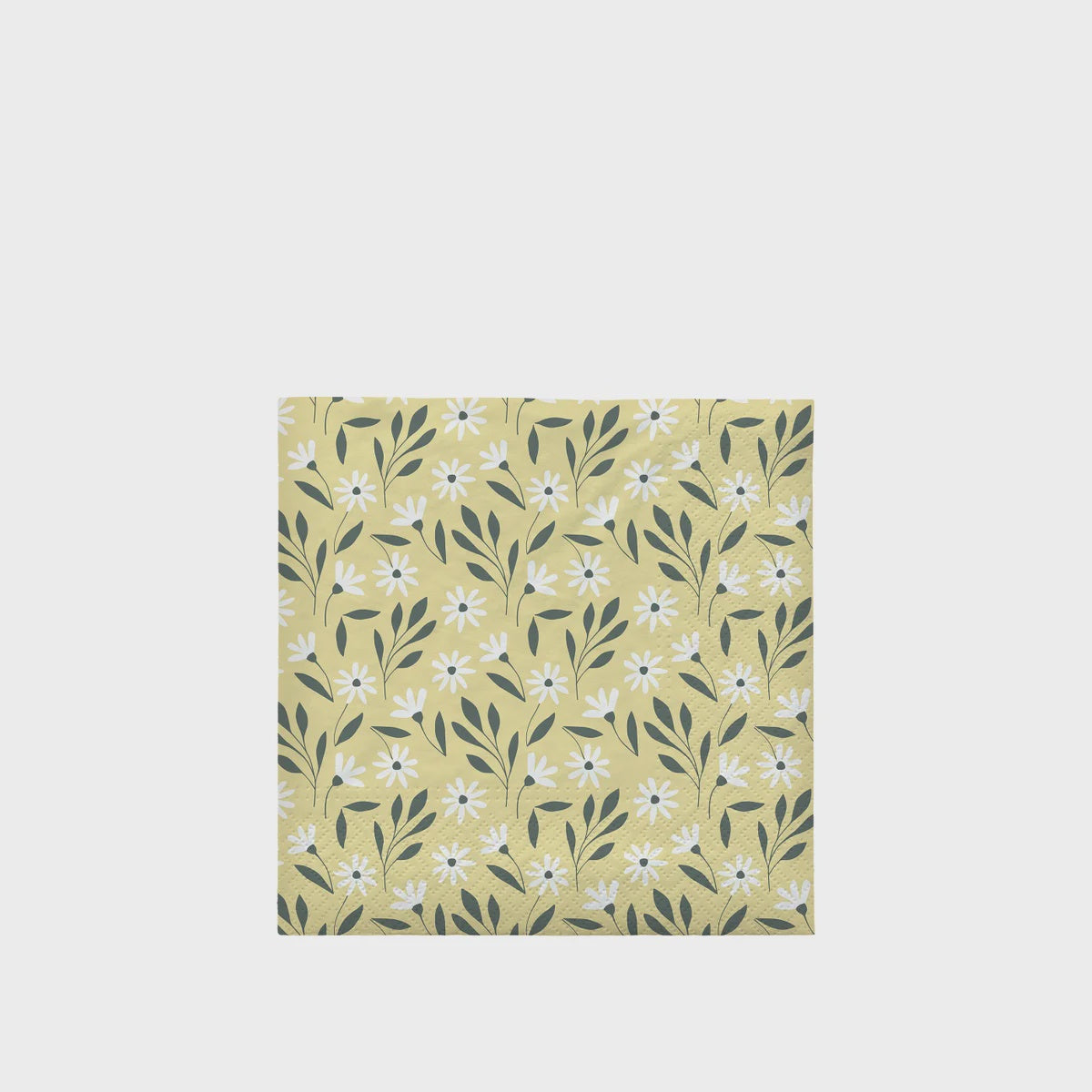 BROSTE Paper Napkin Meadow - Yellow/Dark Green