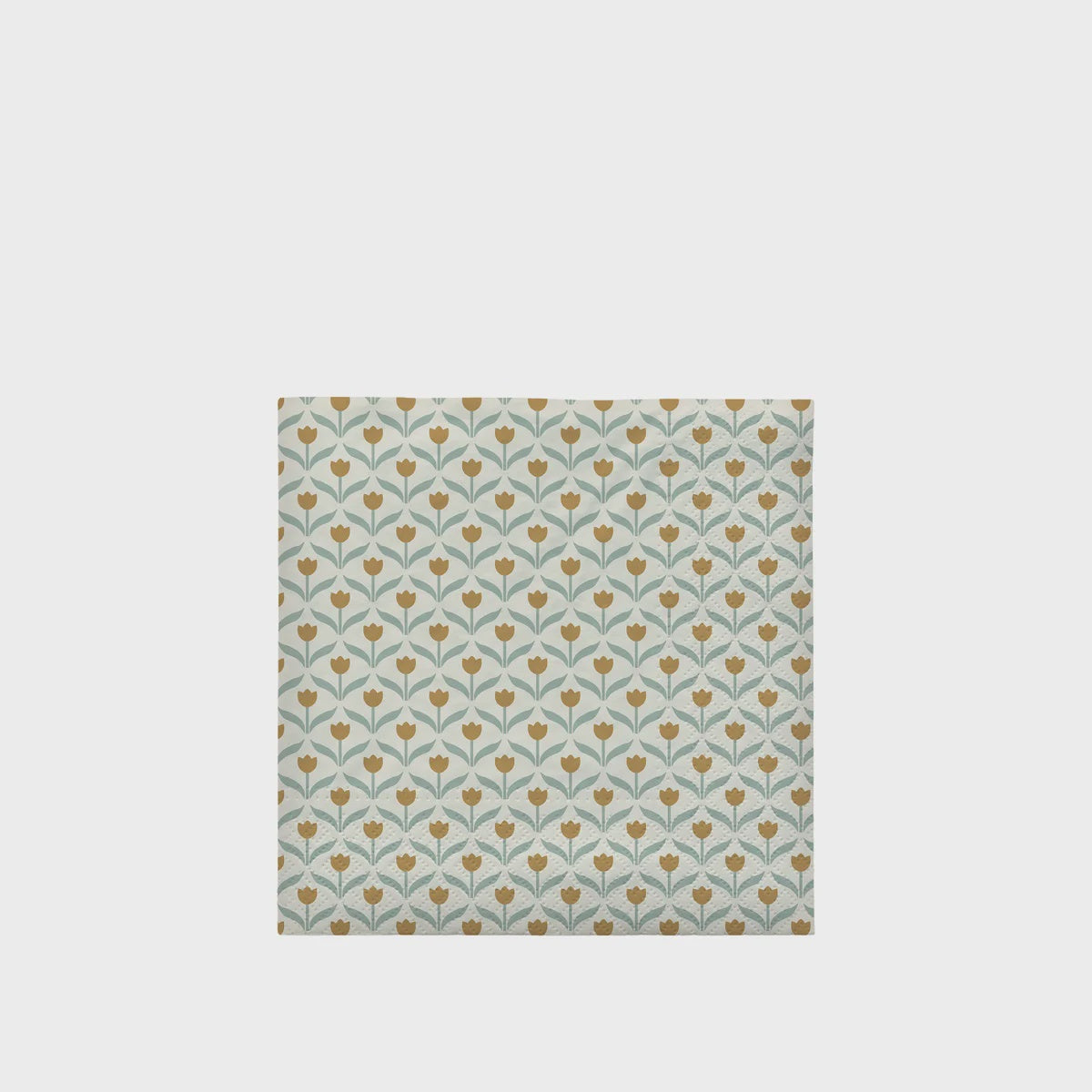 BROSTE Paper Napkin Tulip - Golden Yellow/Desert Sage
