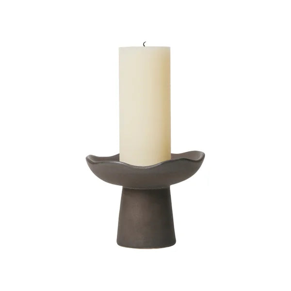 BROSTE Candleholder Momo Tall - Matt Black