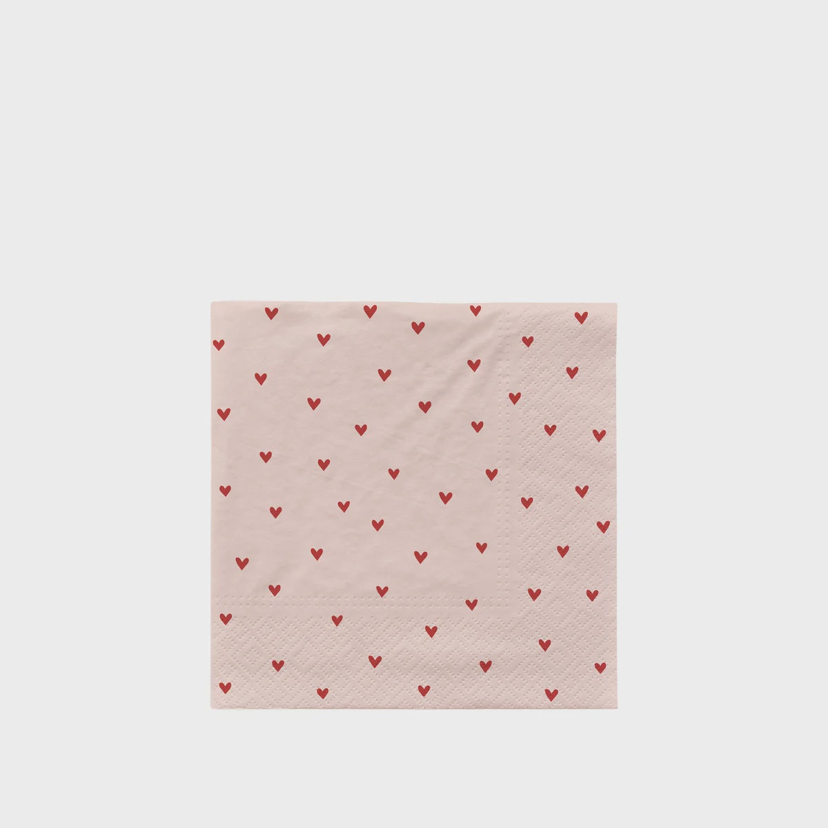 Paper Napkin Amor - Soft Pink/Red