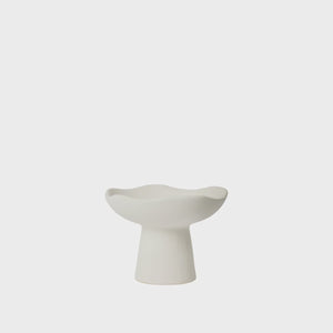 BROSTE Candleholder Momo Short - Matt White