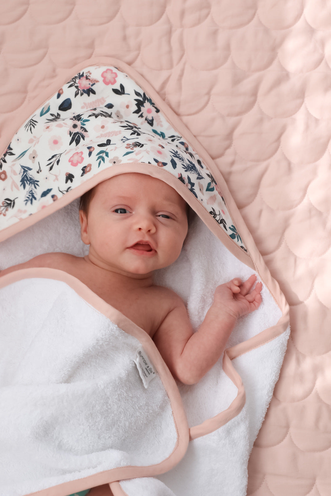 Burrow & Be Baby Hooded Towel - Petit Clementine