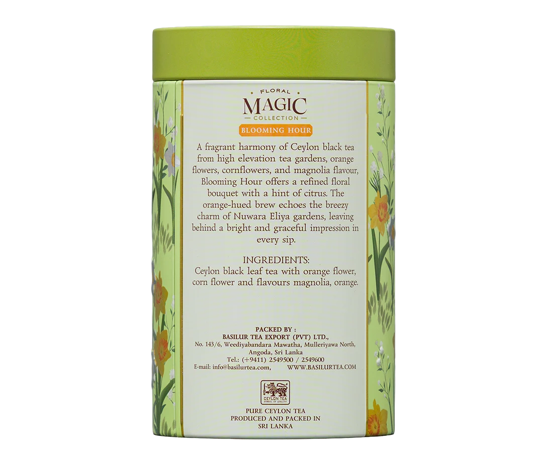 Basilur Floral Magic-  Blooming Hour - 75g Loose Leaf Tin