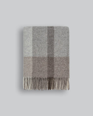 Baya Brunswick Fawn Throw Furtex NZ Wool