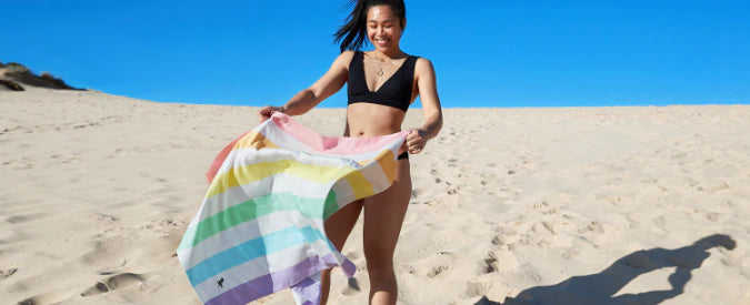 Dock & Bay Quick Dry Beach Towel - Unicorn Waves