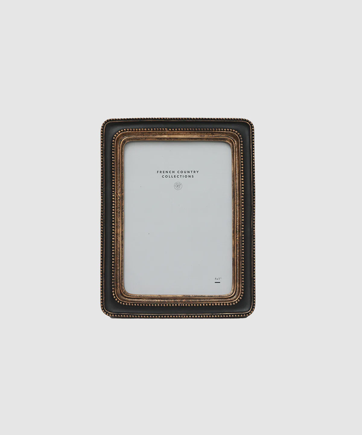 Decorative picture frame with 'French Country Collection' Beaded Photo Frame Black 5x7"